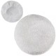 Set 2 accesorii pentru lustruit, Dedra, 250 mm, Alb