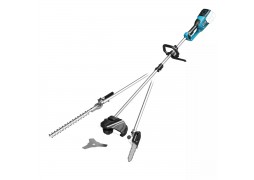Dispozitiv multifunctional Brushless (foarfeca gard viu, trimmer cu disc, mini drujba ) cu acumulator 4 in1,18 x 2 Dedra SAS+ALL