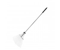 Grebla metalica 15 dinti, reglabila pentru frunze, cu coada Dedra Grebla metalica 15 dinti, reglabila pentru frunze, cu coada Dedra