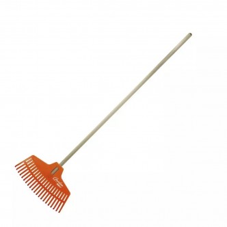 Grebla frunze cu coada din lemn, maner pvc 134cm, Dedra