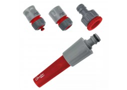 Set complet 4 piese cap furtun aspersor, reglabil, 1/2", Dedra