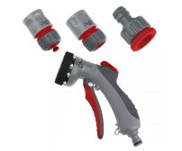 Pistol pentru stropit cu 8 functi TRIGGER CONTROL-set 4 elemente Dedra Pistol pentru stropit cu 8 functi TRIGGER CONTROL-set 4 elemente Dedra