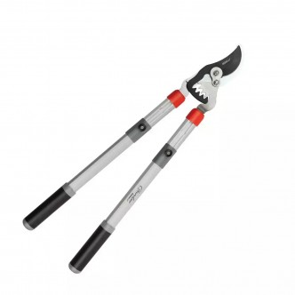 Foarfeca pentru crengi, tip BY-PASS, cu transmisie, maner telescopic