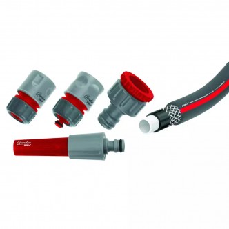 Set pentru stropit PREMIUM furtun1/2" x 20m, 5 piese Dedra