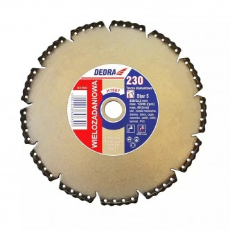 Disc Diamantat cu acoperire speciala multifunctional ptr taiere otel, fier beton, piatra, beton, lemn, plastic 125mm/22,2