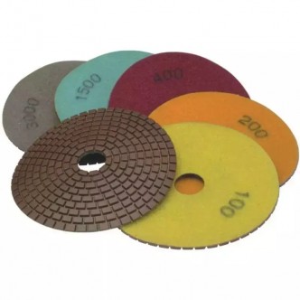 Disc Diamantat de lustruit flexibil gr.0200 dia 125mm