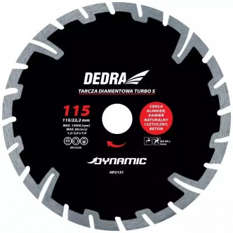 Disc Diamantat cu SUPER segmente 115/22,2mm Dynamic