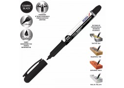 Marker industrial negru 1mm, 2buc