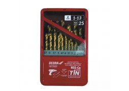 Set de burghie pentru metal HSS+cobalt+TiN, 25buc, 135°