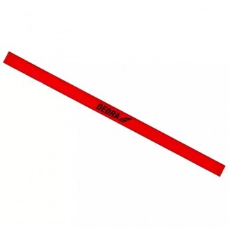 Creion dulgher  HB 24,5cm rosu