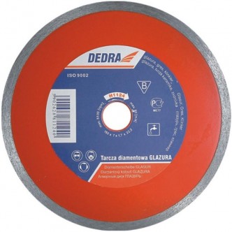 Disc diamantat pentru ceramica, gresie , marmura, 230 x 22.2mm, grosime 2.1mm, Dedra