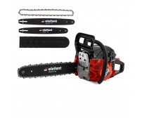 Drujba pe benzina 2 lame si 2 lanturi 10000 rot / min, 5,5 CP ELEFANT EM-5.5