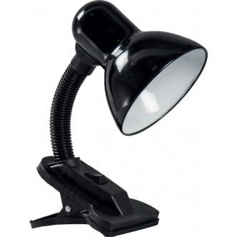 Lampa Birou Clip Negru 1XE27 60W