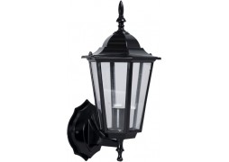 Lampa Gradina Corona Negru 1XE27 60W