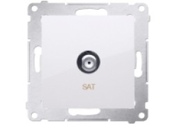 KS Simon54 Mecanism Priza TV F Conector Alb