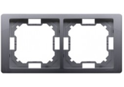 Basic Argintiu Rama 2 Posturi Neos IP 20