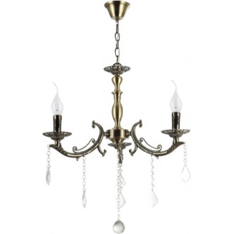 Candelabru Fascino Alama+Alb 3xE14 60W