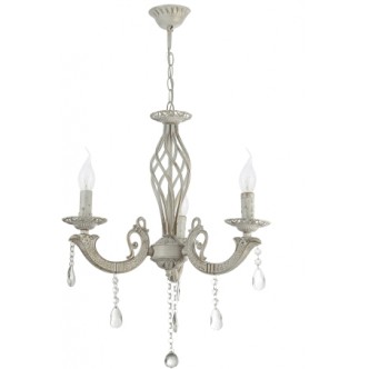 Candelabru Pandora Alb Vintage 3xE14 60W