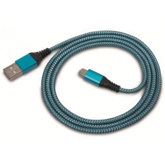 Cablu Date MicroUSB 1A 1M Albastru