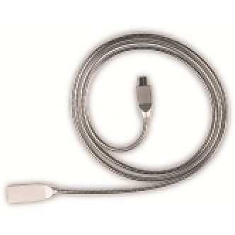 Cablu Date MicroUSB 2A 1M Argintiu
