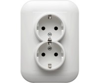 Priza Dubla cu CP Ovivo Loft, 404-010301-907