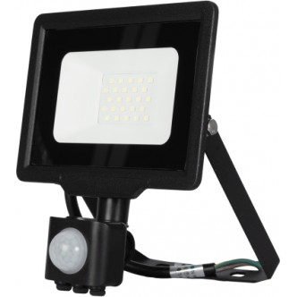 Proiector LED SMD Slim Senzor 20W Negru