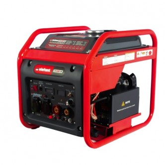 Generator de curent + invertor cu sudura ELEFANT ZH4500i-W, Iesire curent 3,3 kW, Siguranta de pornire, Indicator de benzina, Invertor de sudura incorporat