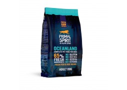 Hrana uscata Premium presata la rece pentru caine Primal Spirit, Oceanland, cu 65% carne proaspata de peste si orez,1 kg