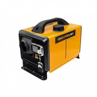 Incalzitor diesel ROTOR RID-8, 8 kW, 12V/24V/230V, rezervor 5 L, 1 iesire aer cald, control LCD, telecomanda, portabil Incalzitor diesel ROTOR RID-8, 8 kW, 12V/24V/230V, rezervor 5 L, 1 iesire aer cald, control LCD, telecomanda, portabil