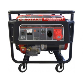 Inchiriere generator de curent Rotakt ROGE8500T, 7.8 KW, trifazic / monofazic