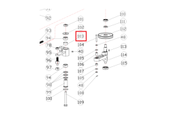 Inel blocare pentru motocositoarea Ruris DAC777, CLD-SW01