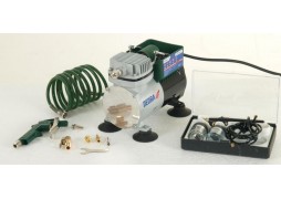 Kit aerograf cu mini compresor DEDRA DED7470 300W, 3, 5bar