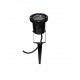 Lampa Gradina Philip Clear Negru 1xGU10 35W