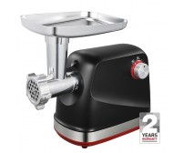 Masina de tocat carne electrica BOHM MG2028R 14687, 800-1800 W, productivitate 1.8 kg/min, 3 x site 3/5/7 mm, cutit, accesoriu carnati/kebbe