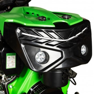 Mini tractor Micul Fermier, 17cp 530cc, motor pe motorina 4T, 4X4, 4 viteze, pornire electrica, 2 cutii de viteze, sistem hidraulic