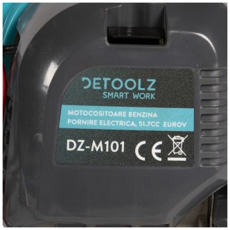 Motocositoare benzina 2T, pornire electrica (ELECTROMOTOR) 51.7CC euro V, Detoolz DZ-M101