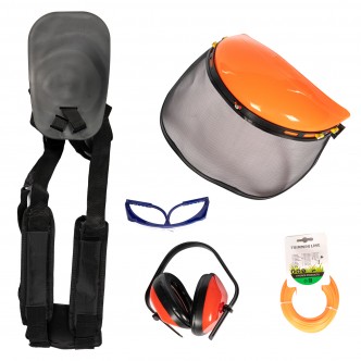 Motocositoare pe benzina tip rucsac 4.76 CP cu 7 ACCESORII incluse, Micul Fermier