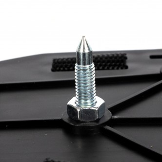 Saboti cu tepi pentru sapa autonivelanta, PVC, 29.5 cm, negru Detoolz 