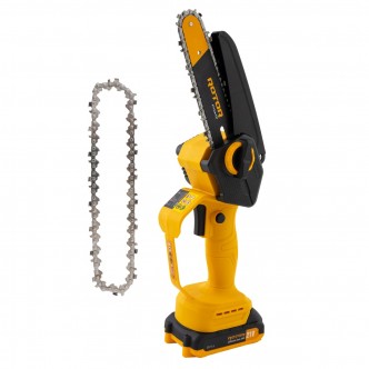 Mini drujba 6", 2 x Lanturi, 1 acumulator 21V/2Ah, 1 x incarcator RBS-62 ROTOR