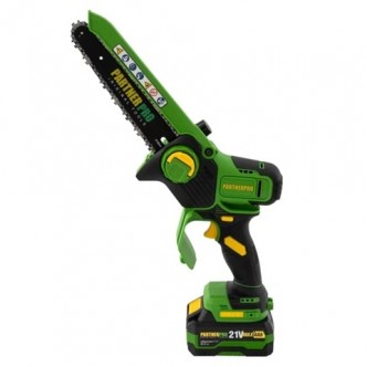 Mini Ferastrau cu Lant si Acumulator PPBS-84 PARTNERPRO, Brushless, 21V / 4Ah, Indicator sarcina