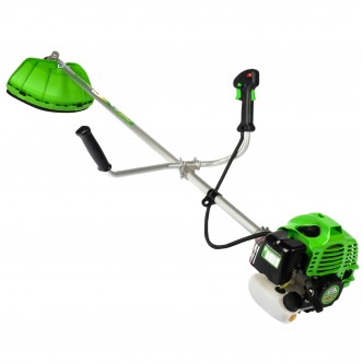 Motocoasa pe benzina 1.9CP, 43CC, motor benzina 2T, pornire rapida Easy Start, 3 accesorii, Micul Fermier