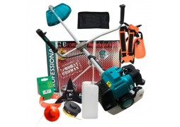 Motocoasa Broman Profesional 6000+, 5200 CC, 8 CP, 6000 RPM, cu 7 accesorii incluse