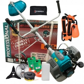 Motocoasa Broman 6200+, 7 Accesorii, 8.3 CP, 5200 CC, 9000 RPM, 6200W, cu motor in 2 timpi Motocoasa Broman 6200+, 7 Accesorii, 8.3 CP, 5200 CC, 9000 RPM, 6200W, cu motor in 2 timpi