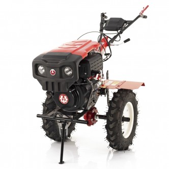 Motocultor Diesel 9 CP, PORNIRE ELECTRICA, transmisie pinioane, carcasa fonta 2 prize de putere, Rotakt Godzilla RO135C