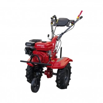 Motocultor pe benzina 8 CP, transmisie pinioane, carcasa fonta cu kit de capotare, Rotakt Titan RO110RV (NU INCLUDE CAPOTA)