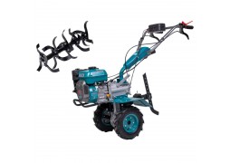 Motocultor pe benzina TOTAL TGC12001, 7 CP, latime lucru 120 cm, transmisie directa, cu roti si freze