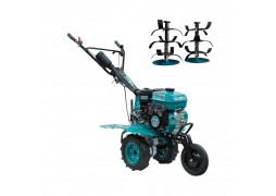 Motocultor pe benzina TOTAL TGC5001, 6.5 CP, latime lucru 90 cm, cu roti si freze