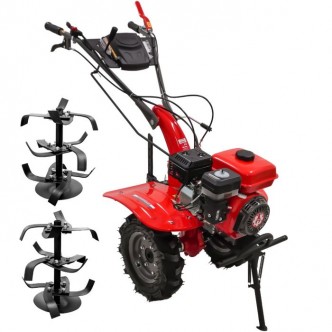 Motocultor Rotakt RO101RS Agile Roti 5.00-8 motor 7 CP transmisie pinioane, benzina 2+1 viteze latime lucru 56-90 cm freze