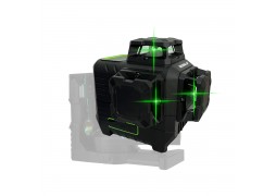 Nivela laser 3D cu acumulator 4000 mAh, lumina verde, LED-uri Sharp Profesionala raza 45 de metri DEDRA MC0907