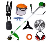 Pachet Motocoasa pe benzina, 10 accesorii, 4.76cp, 52cc, 2T, pornire rapida Easy Start, Micul Fermier Pachet Motocoasa pe benzina, 10 accesorii, 4.76cp, 52cc, 2T, pornire rapida Easy Start, Micul Fermier